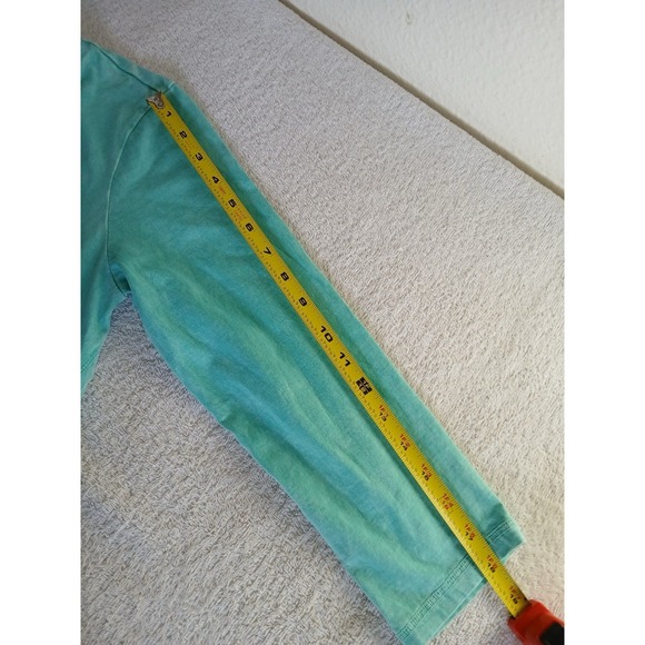 LOGO by Lori Goldstein‎ Lounge Sun Faded Cotton Sweatshirt  Green Size XS - Picture 14 of 16